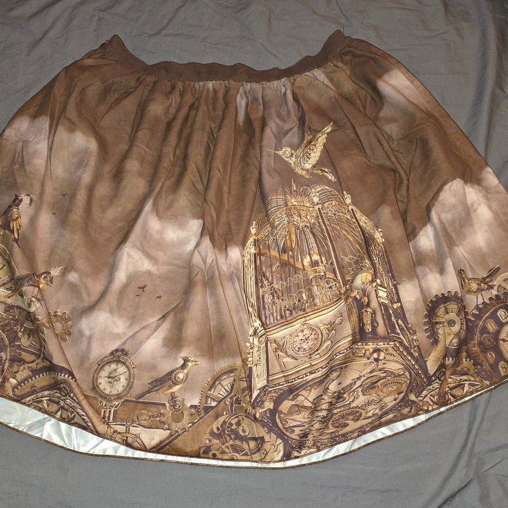 Retroscope A-Line Clockwork skirt